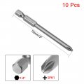 Uxcell 10 Pcs 5mm Ph1 Magnetic Phillips Screwdriver Bits 1 4 Inch Hex Shank 3-inch Length S2 Power Tool