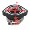 Pwk 28mm 30mm Carburetor Intake Manifold Adapter Carb Pipe Boot Atv Dirt Bike