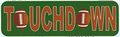 10in X 3in Touchdown Football Bumper Magnet Magnetic Magnets Vinyl Car By Stickertalk 
