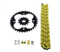 Fits Honda Trx400x 520-94 Yellow O Ring Chain Sprocket Black 13 36 