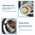 Uxcell No 4m5g8575zb Dm5g8575aa Car Engine Coolant Thermostat Housing Assembly For Ford Fiesta V 1 4 2001-2008