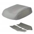 Center Console Armrest Cover For 2009 2010 2011 2012 2013 2014 2015 Honda Pilot Gray Synthetic Leather Lid Replacement Kit 