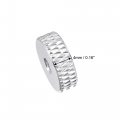 Uxcell Flat Knurled Nut M3 X 12mm 4mm Thumb Nuts Lock Adjusting Aluminum Alloy Silver 5pcs