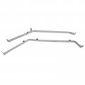 A-premium Fuel Tank Straps Compatible With Toyota Celica 2000-2005 L4 1 8l Petrol 2-pc Set