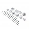 Chrome Fork Axle Caps Covers For 1999-2011 Suzuki Gsx-r 1300 R Hayabusa Gsxr1300 B07b4sdskt 