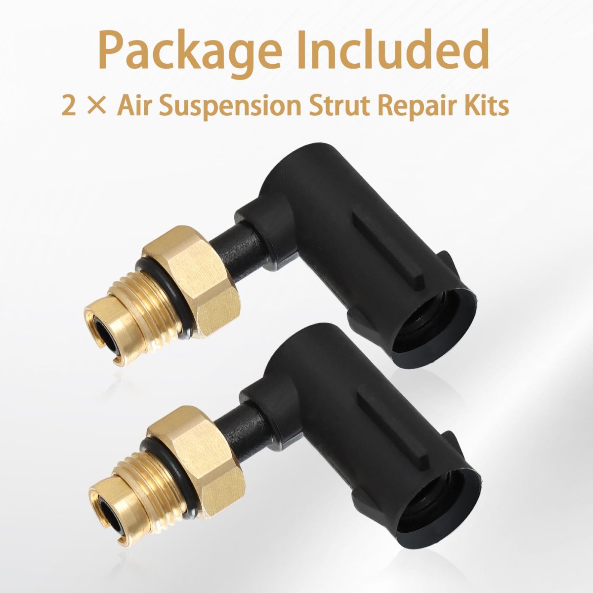 2 Pcs Suspension Elbow Air Strut Repair Kits For Jeep Grand Cherokee 2011 2020 Dodge Ram 1500 Replace 68084809aa Without Hose