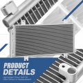 Auto Dynasty Aluminum A C Condenser For 2017-2021 Honda Civic Type-r Ho3030171 Dpi A001 17 18 19 20 21