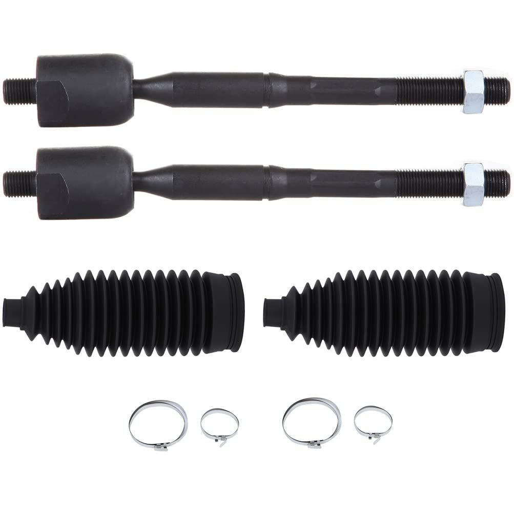 4-piece Fit For 2002-2006 Toyota Camry 2004-2008 Solara 2002-2003 Lexus Es300 2004-2006 Es330-2 Front Inner Tie Rod End 2