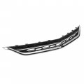 Front Upper Grille For 2016-2018 Chevy Chevrolet Malibu Bumper Mesh Grill Assembly Black Silver 