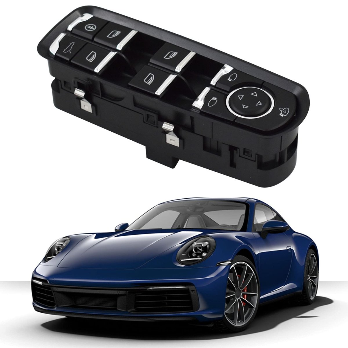 Front Left Door Power Window Switch Master Replacement For Panamera 2010 2014 And Cayenne 2011 Model 7pp959858mdml