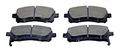 Gx721 Prosolution Ceramic Brake Pad For Rear Position Noise Reduction And Superior Stopping With Corrosion Protective Coating 