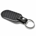 Ipick Image Made For Dodge Scat-pack 100 Real Black Carbon Fiber Tag Style Key Chain