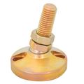 4 00 Dia 1-8 Thds 6 38 Lg 22000 Lbs Max Load Select Inch 15o Swivel Stud Style Leveling Pads W Lag Screw Holes 1 Each 