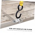 Vaguelly 6pcs Truck Lying Ring Trailer Floor Tie Downs Anchor Downs D Mounts Heavy Duty Anchor Lashing Stainless Steel Ring