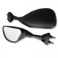Httmt Mt075- Motorcycle Black Oem Aftermarket Racing Mirrors Compatible With 2003-2004 Kawasaki Zx-6rr Zx-6r 636