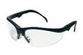 Klondike Plus Safety Glasses With Black Frame And Clear Anti-fog Lens 