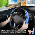 Cartist Steering Wheel Coverbon Fiber Car For Men Women Anti-slip Comfortable Grip Durable Universal 99 Car Interior
