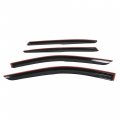 Labwork Tinted Window Visor Guard Vent 3d Wavy Style Visors Rain Shade Deflector Replacement For Infiniti Q50 2014-2020