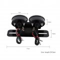 Motorcycle Dual Eye Tail Lights W Bracket Universal 12v Led Twin License Plate Holderith Turn Signal Brake Light W For Racing