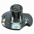 T-nut 1 4-20 X 2 Length 3 Prong Steel Press-in Threaded Insert For Wood Or Plastic Pack Of 100 