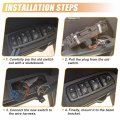 X Autohaux Front Left Driver Side Power Window Switch For Bmw 325i 330i 2001-2005 No 61316902183 Control 325ci M3