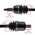 Caltric Front Right And Left Complete Cv Joint Axles Compatible With Polaris Ranger Xp 570 2016 Crew 570-6