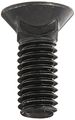 Grade 5 Plain Plow Bolts 3 8-16 X 1 In Alloy Steel Flat Head Pack Of 10 