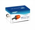 Hqrp 12v Dc Emergency Amber Led Strobe Mini Light Low Profile Beacon Tow Plow Escort Safety For Truck Car Auto
