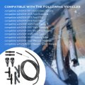 Front Windshield Washer Jet Kit For Ford F150 2004 2013 Spray Nozzles With Hose And Fittings Replaces 3w7z17603aa