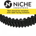 Niche Drive Belt For Arctic Cat Wildcat Trail Sport 700 Xt Limited 0823-497