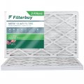 Filterbuy 18x30x1 Air Filter Merv 13 Optimal Defense 3-pack Pleated Hvac Ac Furnace Filters Replacement Actual Size 17 75 X 29 