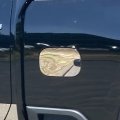 Upgrade Your Auto 1pc Luxury Fx Gas Door Cover Trim For Chevrolet Silverado 3500 Hd 2020-2024 