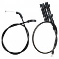 Autopa Front 51238240608 Center 51238240609 Hood Release Bowden Cable Kit For Bmw 7er E65 E66 
