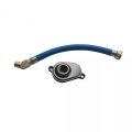 6 0l Oil Cooler Flush Kit With Blue Aluminum Adapter For 2003-2007 Ford F-550 Super Duty 0 Powerstroke Diesl Turbo 