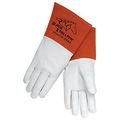Black Stallion 35ke Long Cuff Grain Kidskin Tig Welding Gloves Large 