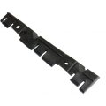 Front Driver Side Bumper Cover Retainer For Fiat 500 2012 To 2019 Replacement Fi1032100 And 68074195ab Black Plastic Standard 