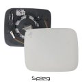 Spieg Driver Side Mirror Glass Replacement For Jeep Renegade 2015-2020 Heated W Blind Spot Monitoring Back Plate Left