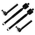 4 Piece Front Inner And Outer Tie Rod End Es80944 Ev80945 For Lexus Rx330 2004 2006 Rx350 2007 2009 Toyota Highlander 