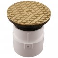 Jones Stephens Corp 4 Pvc Adj Cleanout W Br Cover 
