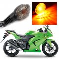 Saihisday Universal Motorcycle Turn Signal Lights 12v Stop Brake Running Tail Front Rear Blinker Indicator Lamps Replacement 