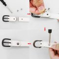 Uxcell 9 Sizes Phillips Screw Post Fit For 3 16 5mm Hole Dia Male M4x5mm Binding Bolts Leather Album Fastener Kit Silver Tone