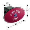 University Of Detroit Mercy Titans Logo Oval Tow Hitch Cover Trailer Plug Insert 2
