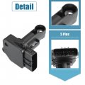 1pcs Car Mass Air Flow Sensor Replacement Black For Suzuki Grand Vitara 2005-2012 No 13800-84e00