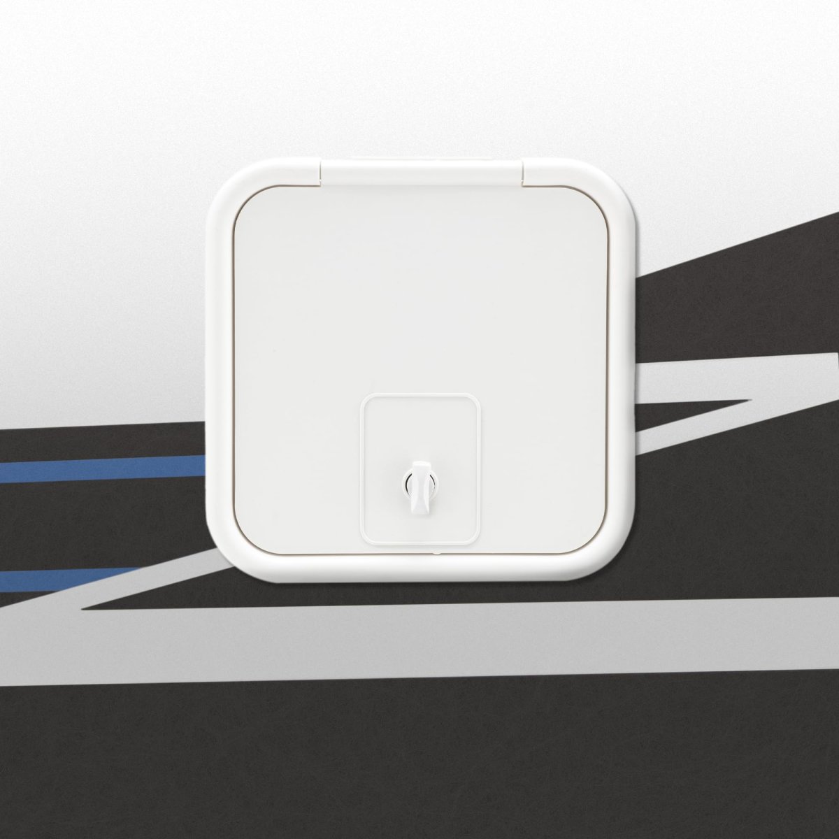 Rv Propane Hook Up Box With 1 4 In Quick Connect White Abs Plastic And Brass Fittings Rp-1953-wh Model
