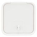 Rv Propane Hook Up Box With 1 4 In Quick Connect White Abs Plastic And Brass Fittings Rp-1953-wh Model