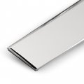 Hecasa Hood Molding Trim Compatible With 2007-2014 Cadillac Escalade Ext Esv Chrome Replacement For 15907251 Gm1235107