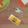Northern Kentucky University Norse Keychain Chrome Plated Metal Rectangle Design With Resin Top 2in X 1in Officially Licensed