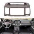 Dash Stereo Bezel Waterproof Durable Car Fascia Wearproof Replacement For Camry 2000-2003 Auto Modification
