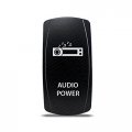 Ch4x4 Rocker Switch Audio Power Symbol 2 Red Led