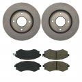 A-partrix 4x Front Brake Pads And Rotors Kit Automotive Replacement Kits Fits Infiniti G20 1991-1996 Nissan 240sx 1989-1998 